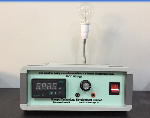 IEC62560-1 شکل 8 مدار آزمایش برای لامپ غیر قابل لمس در سوئیچ Dimmer یا الکترونیکی