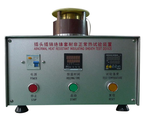 دستگاه تست مقاومت غیرقابل تحمل حرارتی شکل 40 پین پین ایزوله آستین IEC60884-1