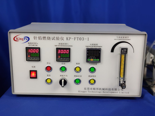 IEC60695-11-5 تستر شعله سوزنی نوع جدول برای ارزیابی شرایط گسل داخلی ناشی از شعله کوچک