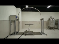 تجهیزات تست IP ضد گرد و غبار لوله نوسانی 0-50 درجه سانتیگراد Ipx3 Ipx4