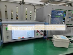 آزمایش تحلیلگر الکترو جراحی با تجهیزات آزمایش پزشکی ساده شده 0-400V محدوده ولتاژ RMS و پهنای باند 10KHz-200MHz