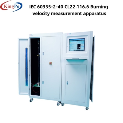 قیمت مناسب IEC 60335-2-40 CL22.116.6 دستگاه اندازه گیری سرعت سوختن آنلاین